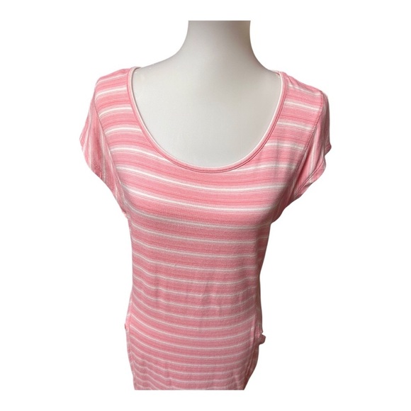 NWOT T by Talbots Pink and White Dress with Pockets - Picture 4 of 6